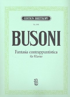 Cover Fantasia contrappuntistica für Klavier
