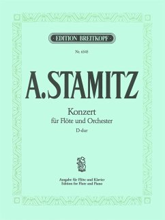 Cover Konzert D-Dur für Flöte und Orchester für Flöte und Klavier