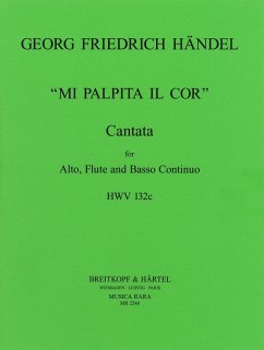 Cover Mi palpita il cor HWV132c Kantate für Alt, Flöte und Bc