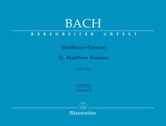 Matthäus-Passion BWV244 Continuo Chorus 2 (Cello/Baß/Fagott) (Mindestabnahme 2 Ex)