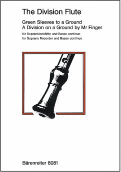 Cover The Division Flute green sleeves to a ground 2 Partituren