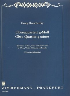 Oboenquartett g-Moll für Oboe, Violine, Viola und Violoncello Partitur und Stimmen