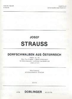 Cover Dorfschwalben aus Österreich op.164 für Koloratursopran und Orchester Klavierauszug