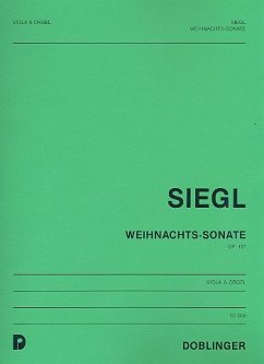 Cover Weihnachtssonate op.137 für Viola und Orgel