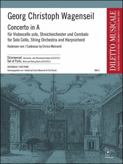 Cover CONCERTO A-DUR FUER VIOLONCELLO UND STREICHER, WV 348 PARTITUR