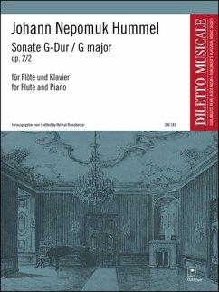 Cover Sonate G-Dur op.2,2 für Flöte und Klavier