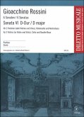 Sonate D-Dur Nr.6 für Streichorchester Partitur