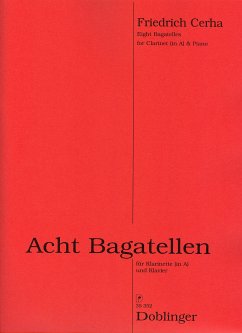 Cover 8 Bagatellen für Klarinette in A und Klavier