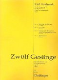 12 Gesänge op.18 Band 2 für hohe Stimme und Klavier