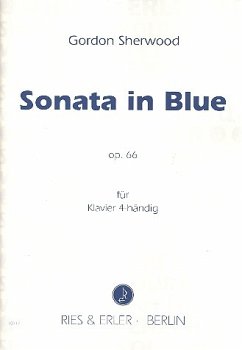 Cover Sonata in Blue op.66 für Klavier zu 4 Händen
