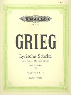Lyrische Stücke Band 6 op.57 Teil 1 für Klavier