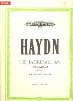 Cover Die Jahreszeiten Hob.XXI:3 für Soli, gem Chor und Orchester Partitur