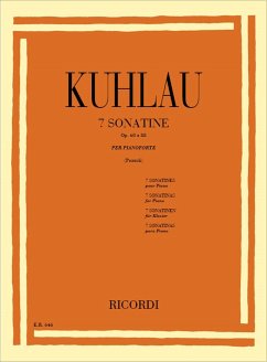Cover F. Kuhlau 7 Sonatine Op. 60, Op. 88 Piano