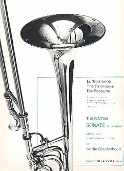 Cover Sonate fa majeur pour trombone basse et piano