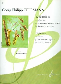 Cover 12 fantaisies pour saxophone soprano ou alto Fourmeau, J.-Y., ed+arr.
