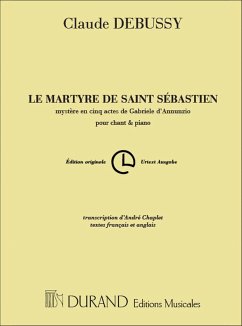 Le martyre de Saint Sébastien edition chant et piano (fr/en)