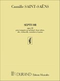 Septuor op.65 pour trompette, quintette a cordes et piano parties et partition