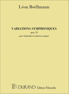 Variations symphoniques op.23 pour violoncelle et poano (orchestre)