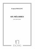 6 mélodies pour chant et piano (frz)