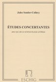 Études concertantes pour saxophone alto (piano ad lib) partition et partie