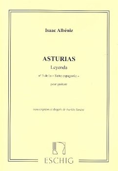 Asturias (Leyenda) pour guitare Suite espagnole no.5