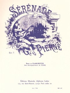 Cover Serenade op.7 für Klarinette und Klavier