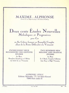 Cover 200 études nouvelles vol.6 10 gran des études nouvelles pour cor