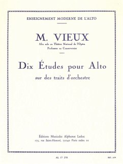 Cover 10 études pour alto