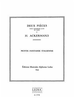 Cover Petite fantaisie Italienne pour saxophone alto et piano