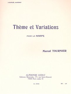 Cover Theme et variations pour harpe