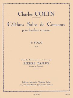 Cover Solo de Concours no.1 op.33 pour hautbois et piano