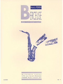 Cover Berceuse pour saxophone et piano