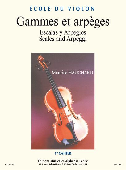 gammes et arpeges violon cahier 1 text franz,dt,engl. av gammes et arpeges violon cahier 1 text franz,dt,engl. av