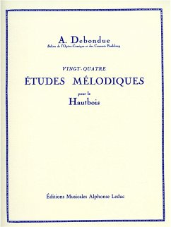 Cover 24 études mélodiques pour hautbois