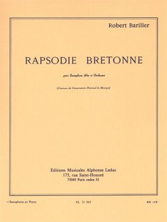 Rapsodie bretonne pour saxophone alto et piano original pour saxophone alto et orchestre