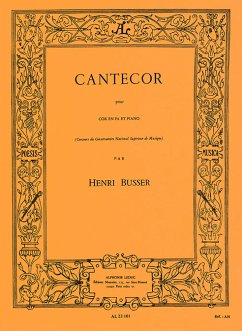 Cover Cantecor pour cor en fa et piano