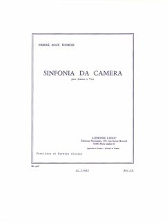 Cover DUBOIS P.M. SINFONIA DA CAMERA PARTITION ET PARTIES BL906