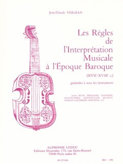 Cover Les rčgles de l'interpretation musicale a l'époque baroque vol.1