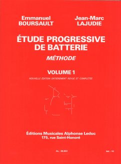 Cover Étude progressive (méthode) de batterie vol.1 nouvelle édition 2006