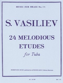 Cover 24 melodious etudes for tuba