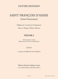 Cover Saint Francois d'Assise vol.3 (acte 2,6) réduction chant et piano
