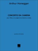 Concerto da camera pour flute, cor anglais et orchestre a cordes partition d'orchestre