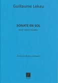 Sonate en sol majeur pour violon et piano