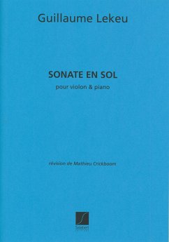 Sonate en sol majeur pour violon et piano