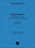 12 sonates vol.2 (nos.7-12) pour violoncelle et piano