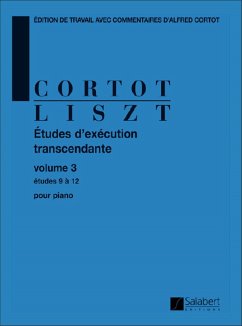 Cover Études d'exécution transcendante vol.3 (nos.9-12) pour piano