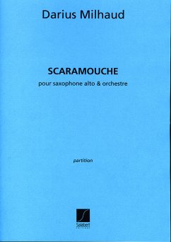 Scaramouche Suite pour saxophone alto et orchestre partition