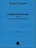 Concert re majeur op.21 pour violon et quatuor ŕ cordes parties