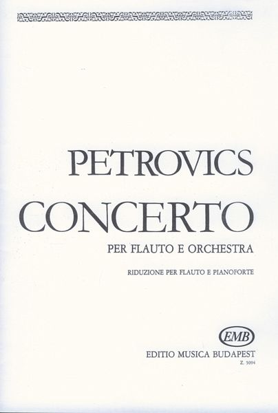 CONCERTO PER FLAUTO E ORCHESTRA PER FLAUTO PIANOFORTE