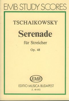 Cover Serenade op.48 für Streicher Studienpartitur